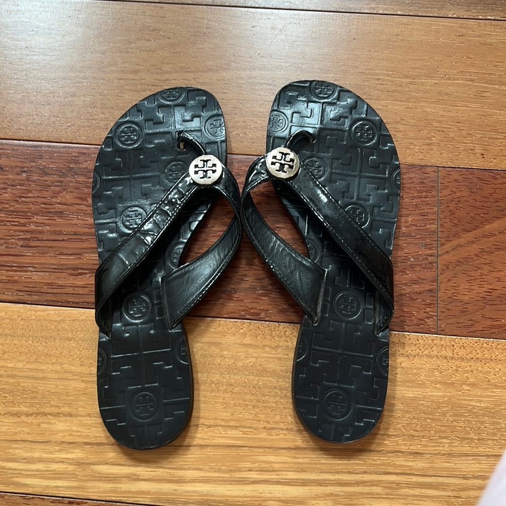 Tory Burch sandals.